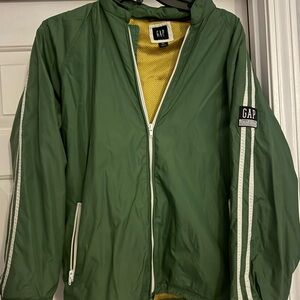 GAP Kids XXL Forest Green Windbreaker